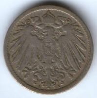 10 пфеннигов 1896 г. Германия