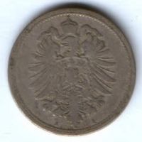 10 пфеннигов 1888 г. Германия