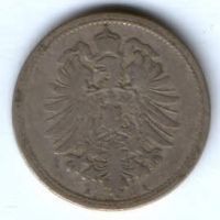 10 пфеннигов 1888 г. Германия