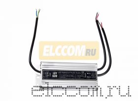 Источник питания 110-220V AC/12V DC, 4,5А, 50W с проводами, влагозащищенный (IP67)