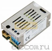 Источник питания 220V AC/12V DC, 1A, 12W с разъёмами под винт, без влагозащиты (IP23)