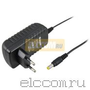 Источник питания 110-220V AC/12V DC, 0,5А, 5W с DC разъемом подключения 5.5*2.1, без влагозащиты (IP23)