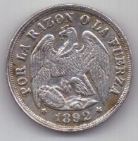 1 десимо 1892 г. Чили
