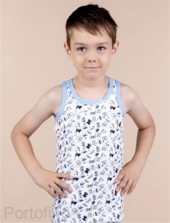 Baykar майка для мальчика хлопок артикул 2003