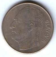 1 крона 1972 г. Норвегия
