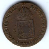 1/2 крейцера 1816 г. Австрия