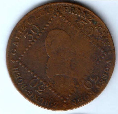 30 крейцеров 1807 г. Австрия
