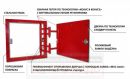 Люк 50*50 нажимной распашной под плитку