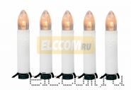 Гирлянда "Свечи LED" 10 м, 50 диодов, цвет теплый белый