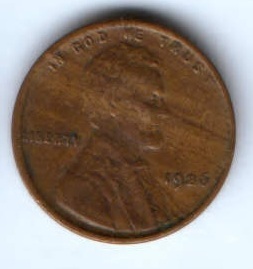 1 цент 1926 г. XF США