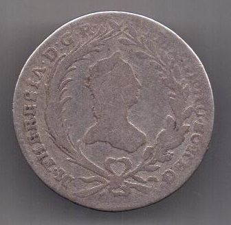 10 крейцеров 1765 г. Австрия