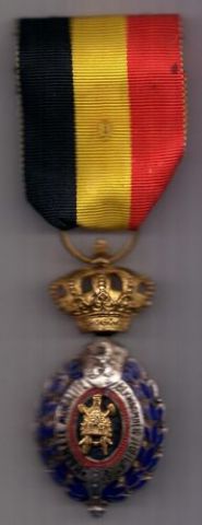 орден обр. 1863 г. "орден труда" Бельгия