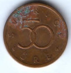 50 эре 2005 г. Швеция