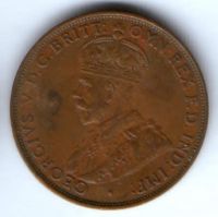 1 пенни 1936 г. Австралия
