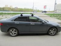 Багажник на крышу Honda Accord, Атлант, прямоугольные дуги