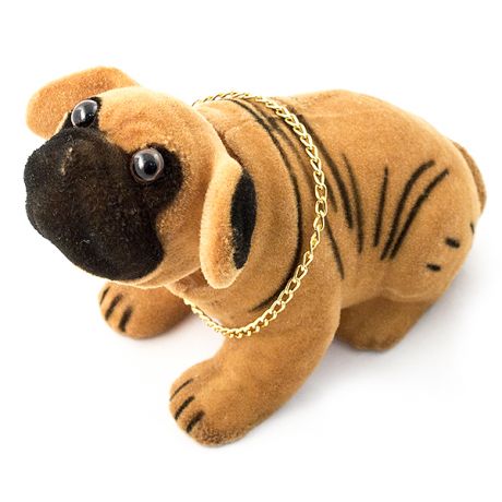 Фигурка кивающая Бульдог рыжий