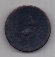 1/2 пенни 1806 г. Великобритания