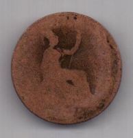 1 фартинг 1872 г. Великобритания