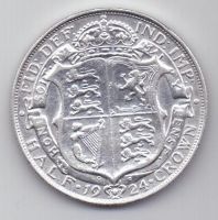 1 / 2 кроны 1924 г. Великобритания