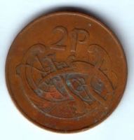 2 пенса 1971 г. Ирландия