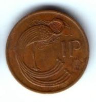 1 пенни 1985 г. Ирландия