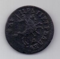 1 копейка 1714 г. Петр I