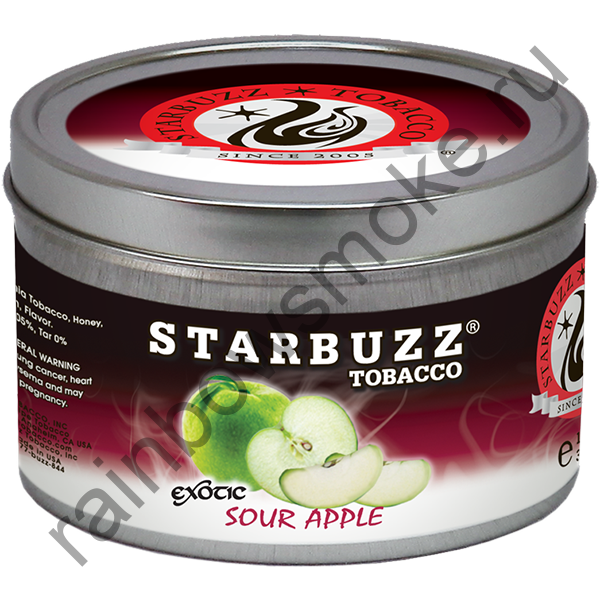 Starbuzz Exotic 100 гр - Sour Apple (Кислое Яблоко)