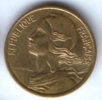 5 сантимов 1980 г. Франция