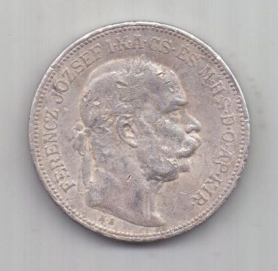 2 кроны 1913 г. Венгрия. Австрия