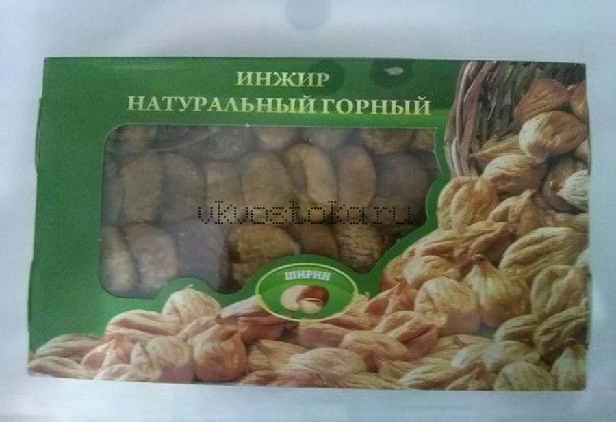 Инжир натуральный сушеный, 500гр