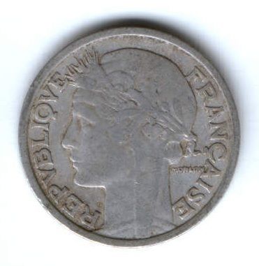 2 франка 1947 г. Франция