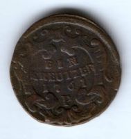 1 крейцер 1761 г. P, Австрия