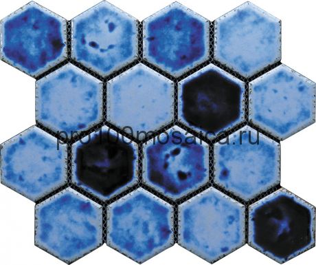 Hexa-25(4). Мозаика СОТЫ 66x77x10, серия Hexa,  размер, мм: 275*240 (GAUDI)