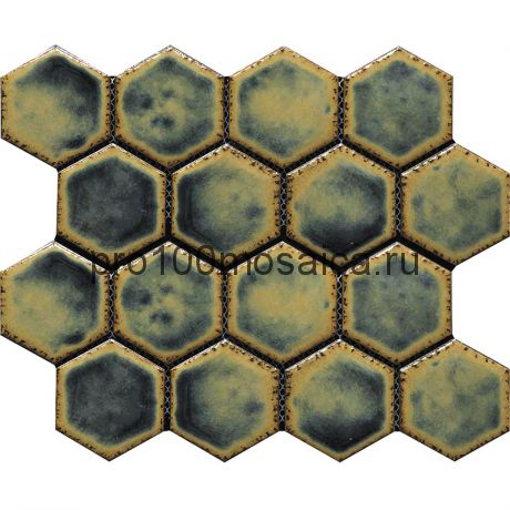 Hexa-29(4). Мозаика СОТЫ 66x77x10, серия Hexa,  размер, мм: 275*240 (GAUDI)