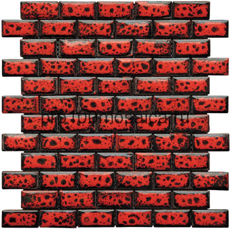 Brik-2(4). Мозаика 48x24x8, серия Brik,  размер, мм: 298*298 (GAUDI)