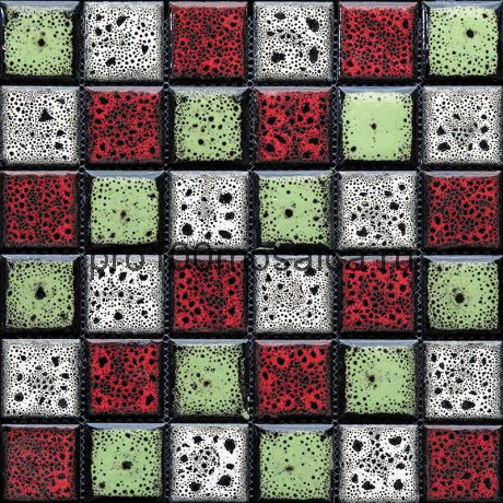 Orgn-23(4). Мозаика 48x48x8, серия ORGANICO,  размер, мм: 300*300 (GAUDI)