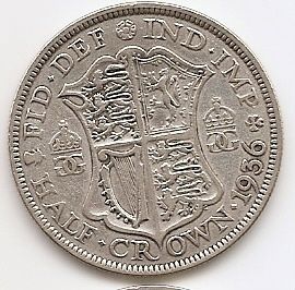 Король Георг V ½ кроны Великобритания 1936