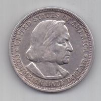 1/2 доллара 1893 г. США. Колумб