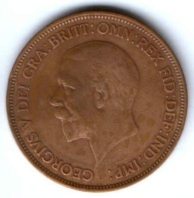 1 пенни 1936 г. Великобритания