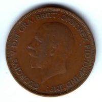 1 пенни 1936 г. Великобритания
