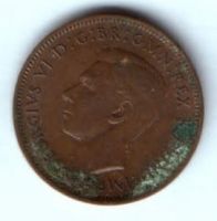 1 фартинг 1948 г. Великобритания