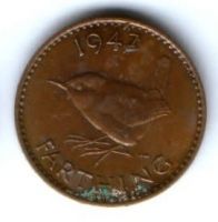 1 фартинг 1947 г. Великобритания