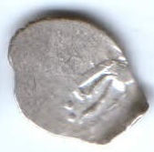 1 акче 1525-1535 гг. Ширваншахи,  г. Шемаха