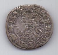 3 крейцера 1633 г. Богемия.