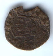 1 динейро 1516-1556 гг. Барселона, Испания
