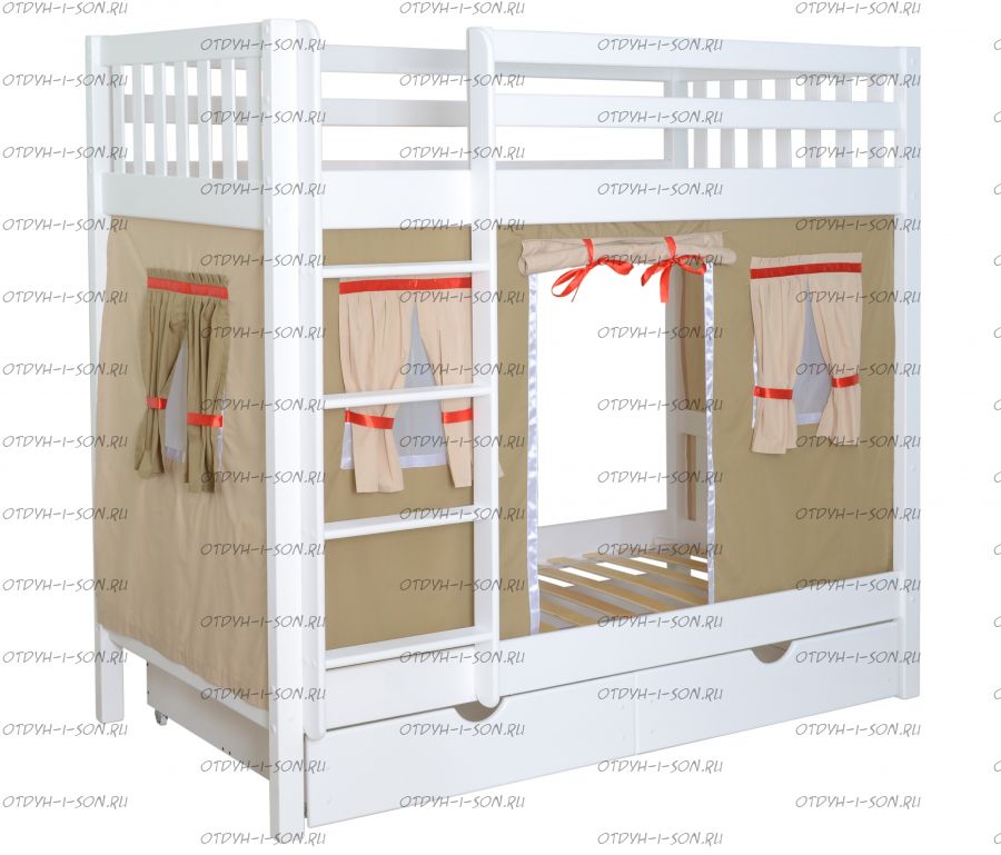 Кровать двухъярусная Галчонок