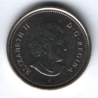 5 центов 2004 г. Канада