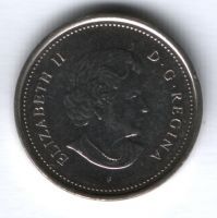 5 центов 2004 г. Канада