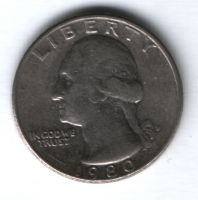 1/4 доллара 1980 г. США