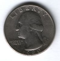 1/4 доллара 1980 г. США